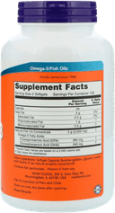 Омега-3 / Omega-3, 1000 мг, капсулы, 200 шт. NOW Foods — фото 2