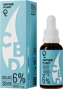 Масло CBD "Изолят" 1800мг 6% MotherPlant (30ml) — фото 2