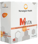«NORWEGIAN HEALTH Mvita мультивитамины и минералы с L-серином», порошок в саше-пакетиках, 30 шт — фото 1