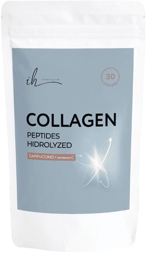 Гидролизованный куриный коллаген, капучино, порошок, 90 г. INNER HEALTH
