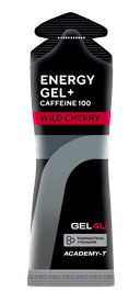 Гель энергетический углеводный с кофеином Energy Caffeine Gel ВИШНЯ, 60мл. АКАДЕМИЯ-Т — фото 1