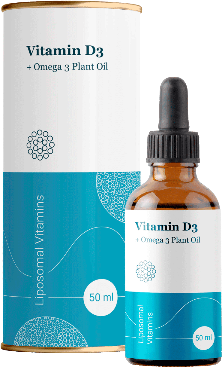 Liposomal Vitamin D3 + Omega Plant Oil Липосомальный Витамин Д3, 50 мл. Liposomal Vitamins