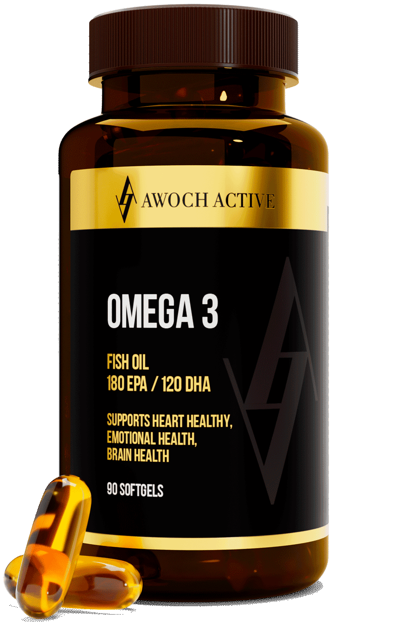 ОMEGA - 3 ("ОМЕГА - 3"), 90 капсул МЖК 1350 мг тм AWOCHACTIVE