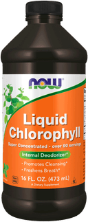 Жидкий хлорофилл / Chlorophyll Liquid, мята, 473 мл. NOW Foods — фото 1