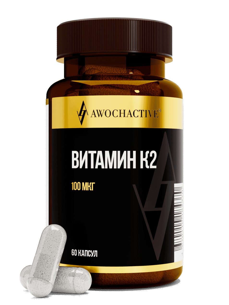 VITAMIN K2 (ВИТАМИН К2) БАД, капсулы, 60 шт. ТЖК тм AWOCHACTIVE