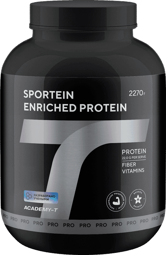 Protein Sportein® Enriched, 2270 г, ваниль, порошок, АКАДЕМИЯ-Т