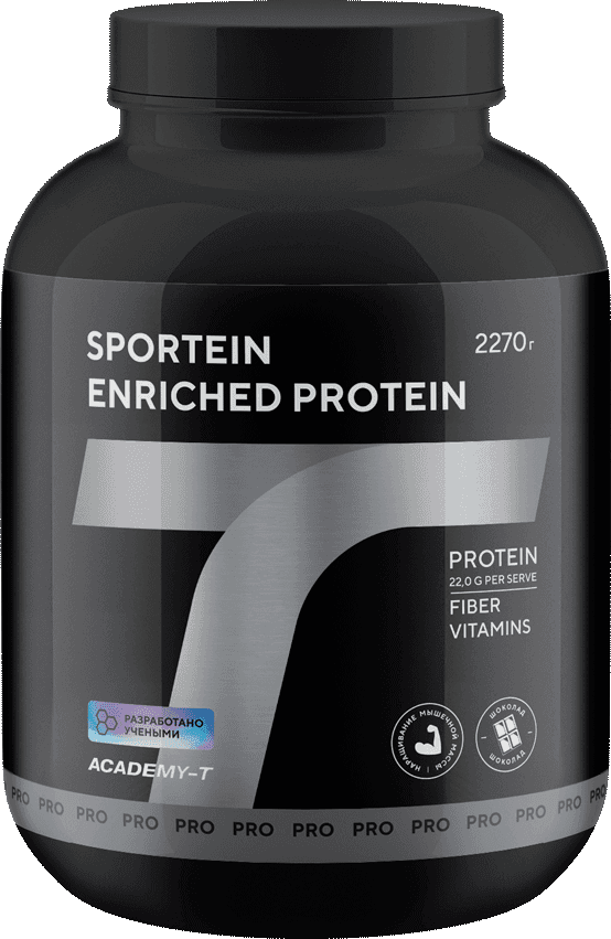 Protein Sportein® Enriched, 2270 г, шоколад, порошок, АКАДЕМИЯ-Т
