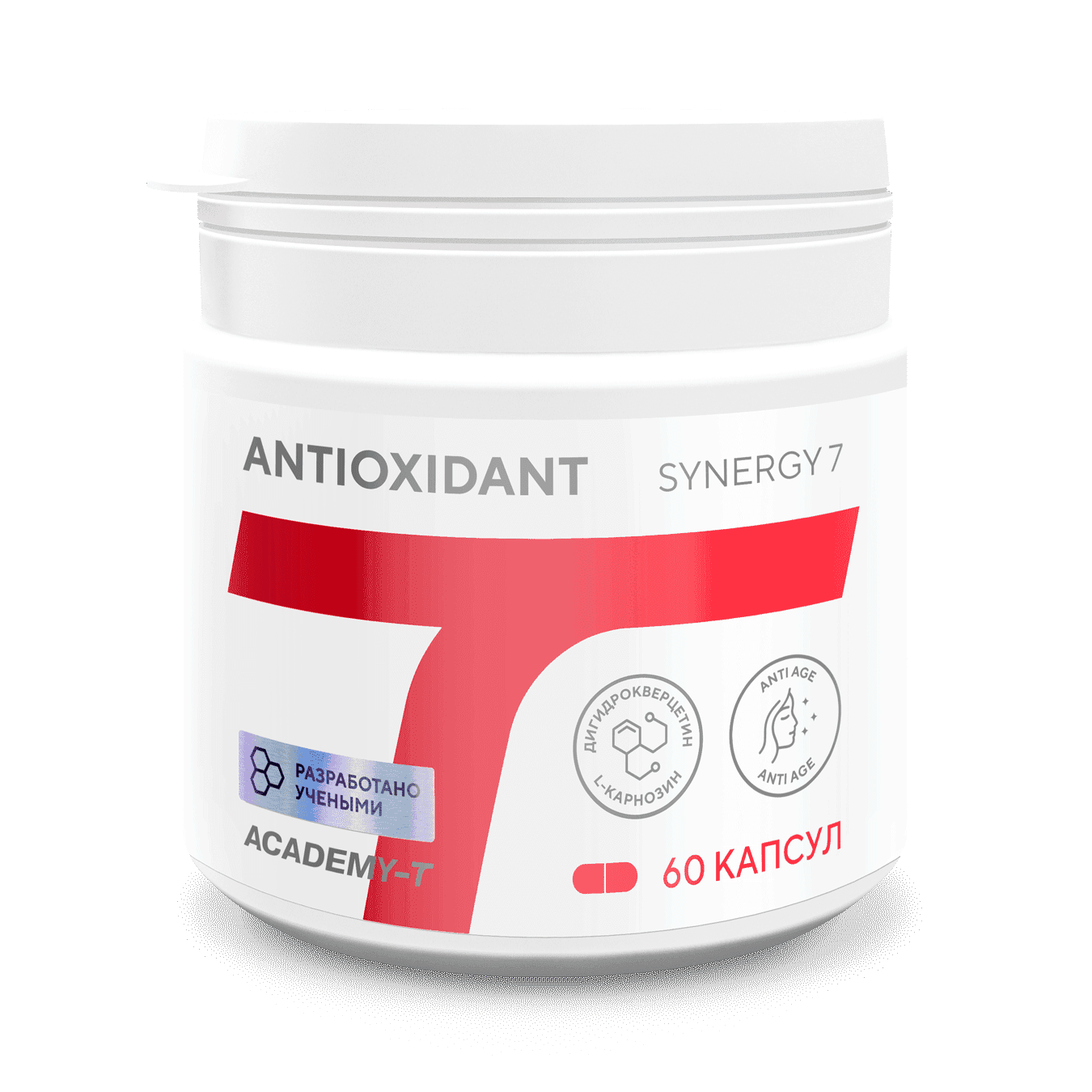 Антиоксидантный комплекс ANTIOXIDANT Synergy 7®, капсулы, 60 шт. АКАДЕМИЯ-Т