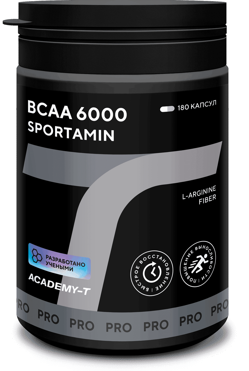 Аминокислоты SPORTAMIN® ВСАА 6000, капсулы, 180 шт. АКАДЕМИЯ-Т