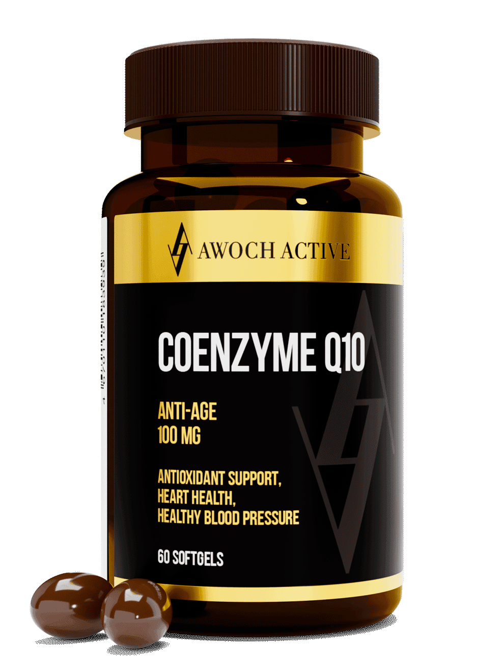 Coenzyme Q10, капсулы, 60 шт. БАД МЖК 700мг тм AWOCHACTIVE